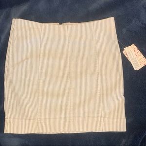 Pin Stripe Mini Skirt